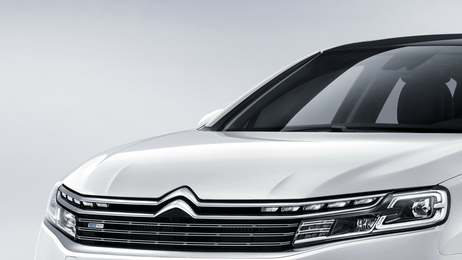 alt="Parte frontale di un'automobile Citro&euml;n con logo ben visibile"